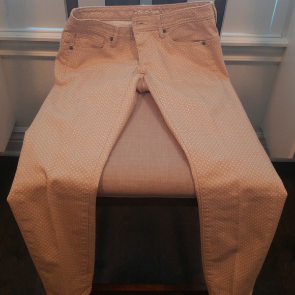 Tan Jean/white polka dot - Picture 2 of 2